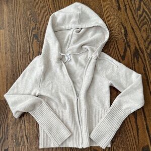 Zip-Up Slim Fit Cropped Cardigan